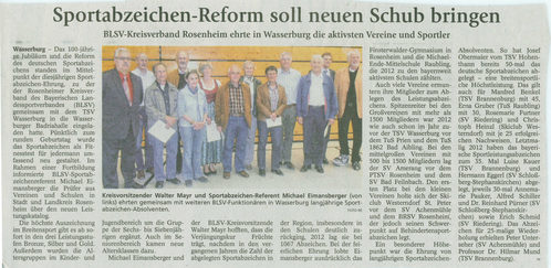 Aus dem Oberbayerischen Volksblatt vom 6. Juni 2013