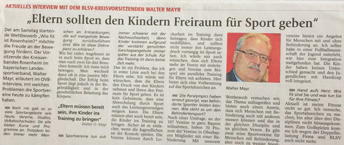 Aus dem Oberbayerischen Volksblatt vom 28. September 2016